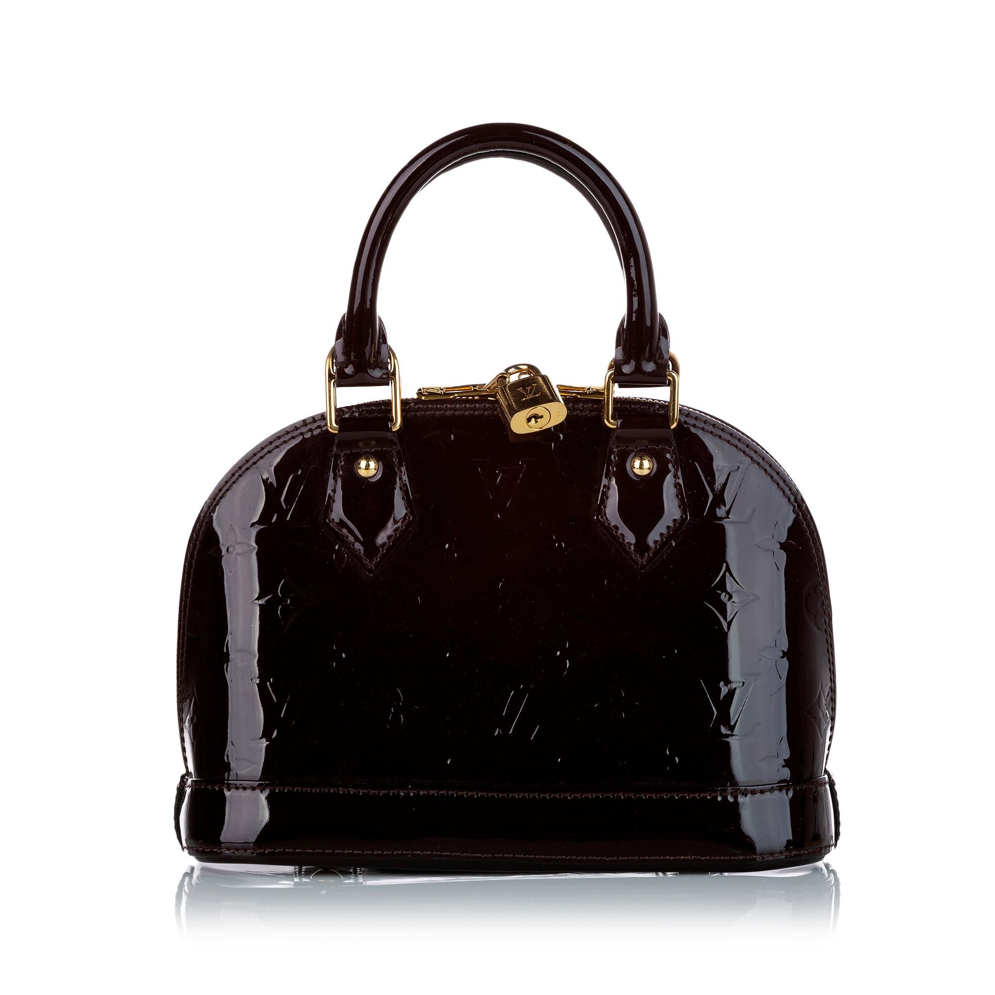 Louis Vuitton Vernis Alma BB (SHG-28763)