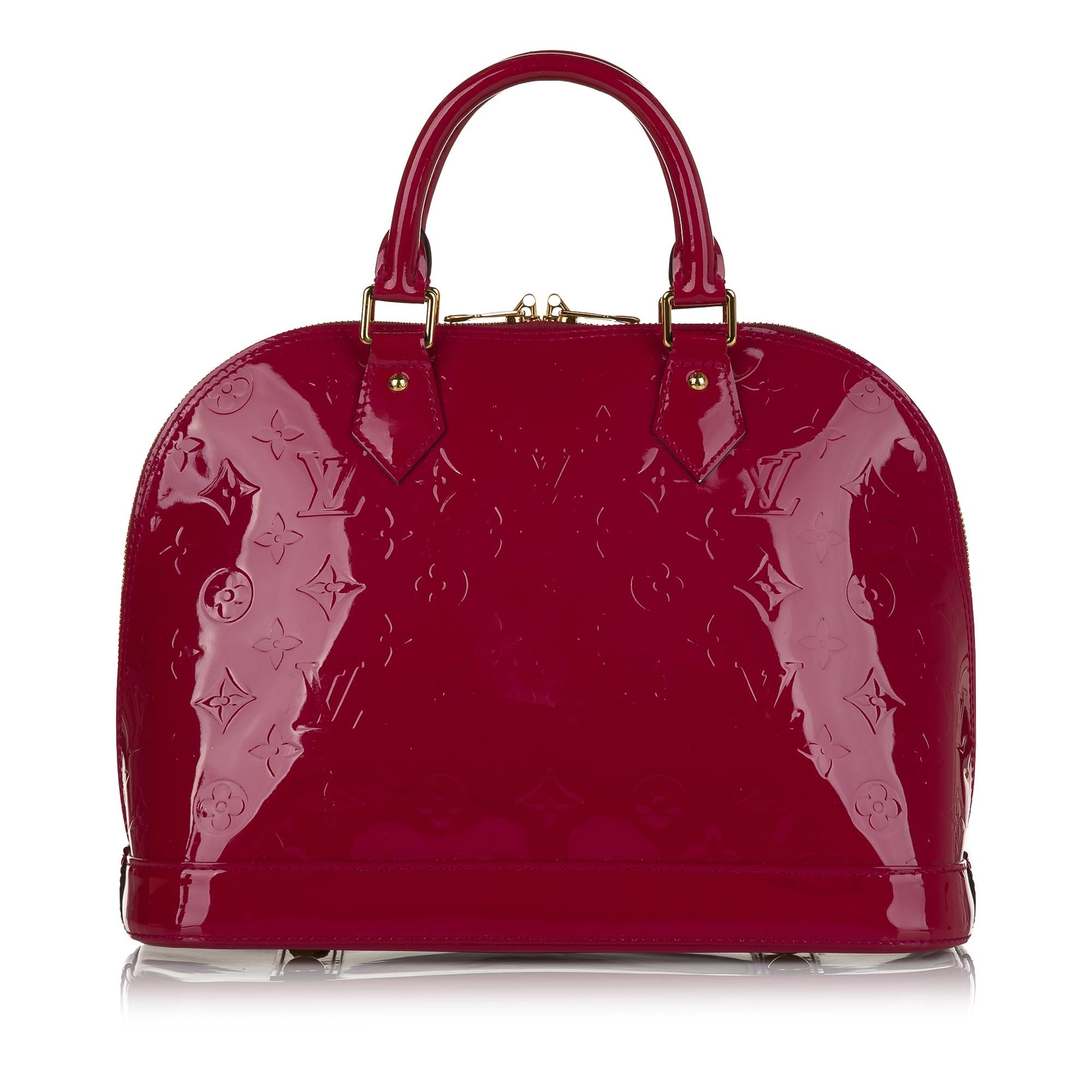 Louis Vuitton Vernis Alma PM (SHG-34634)