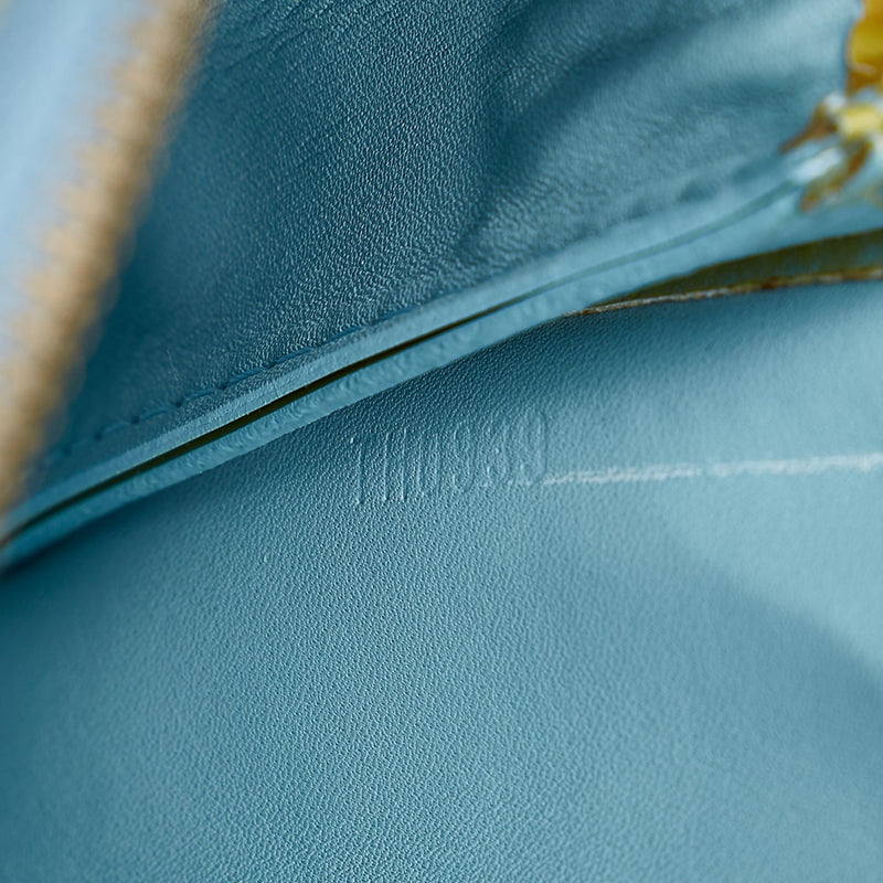Louis Vuitton Teal Monogram Vernis Leather Lexington Pochette Bag