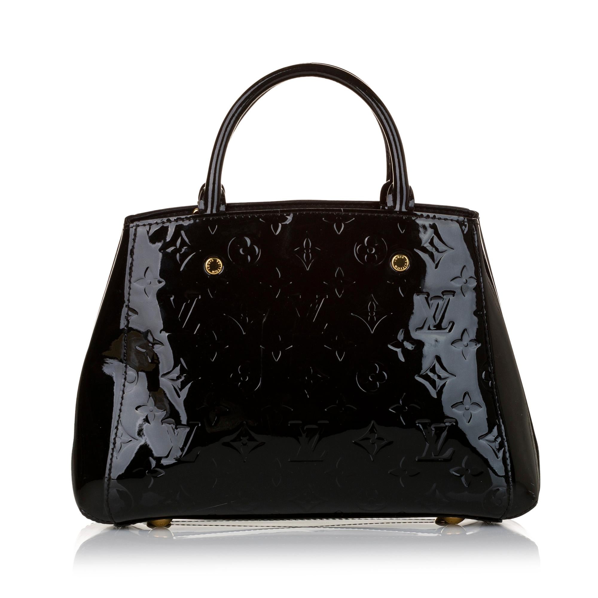 Louis Vuitton Vernis Montaigne BB (SHG-32587)