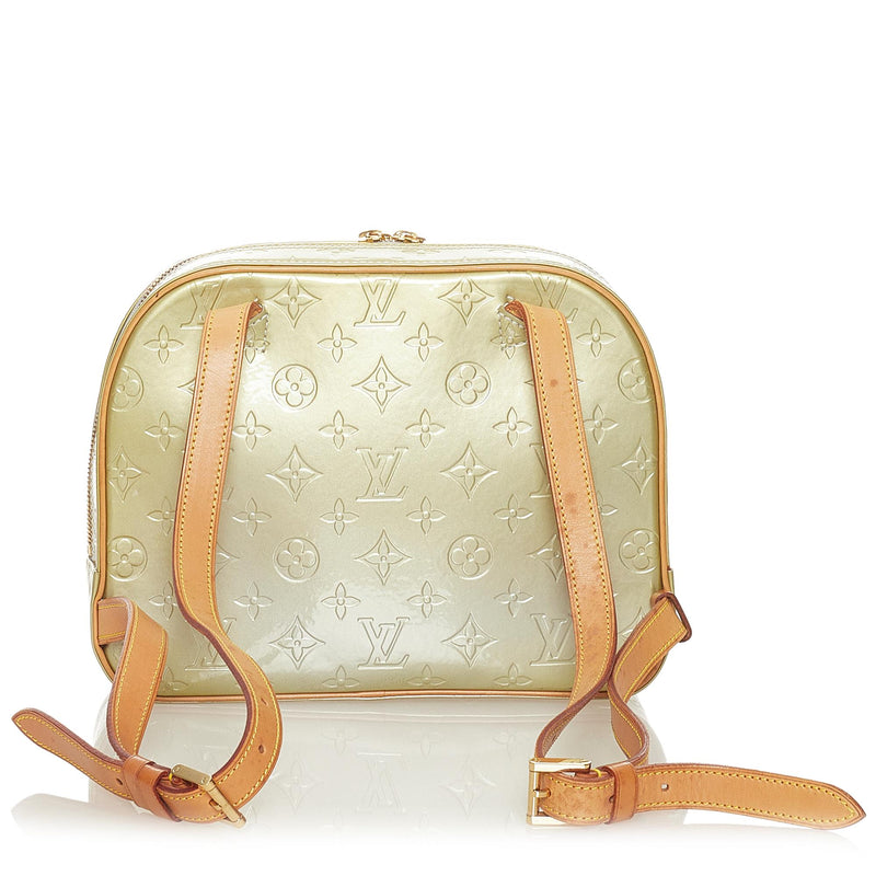 Louis Vuitton Monogram Vernis Murray Mini Backpack Yellow-Green 872872