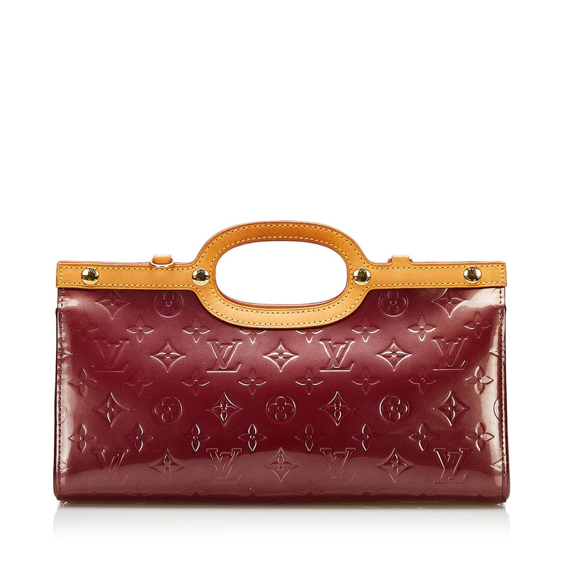 Louis Vuitton Roxbury Drive Handbag Monogram Vernis Red