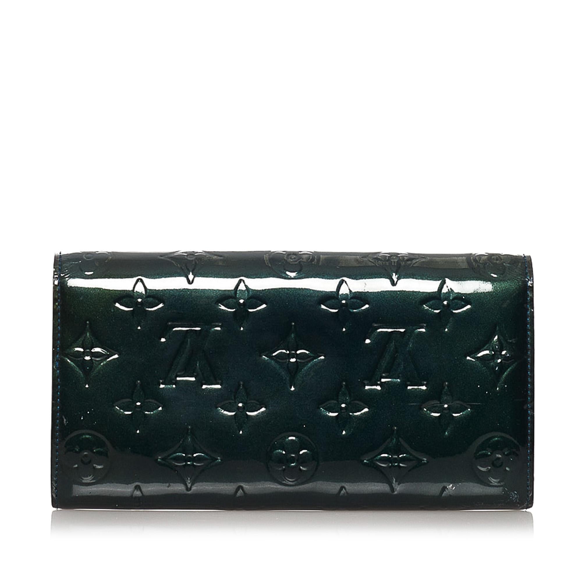 Louis Vuitton Vernis Sarah Long Wallet (SHG-32347)