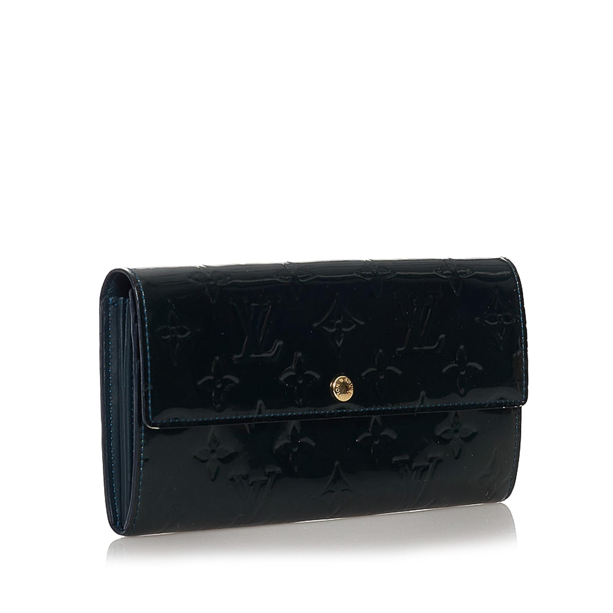Louis Vuitton Vernis Sarah Long Wallet (SHG-32347)