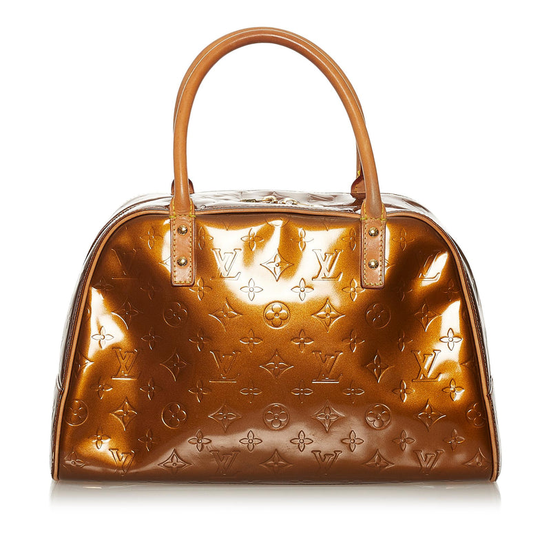 Pre-owned Louis Vuitton Bronze Monogram Empreinte Leather