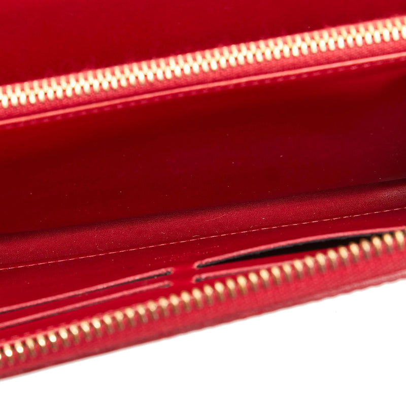 Louis Vuitton Vernis Zippy Long Wallet (SHG-34450)