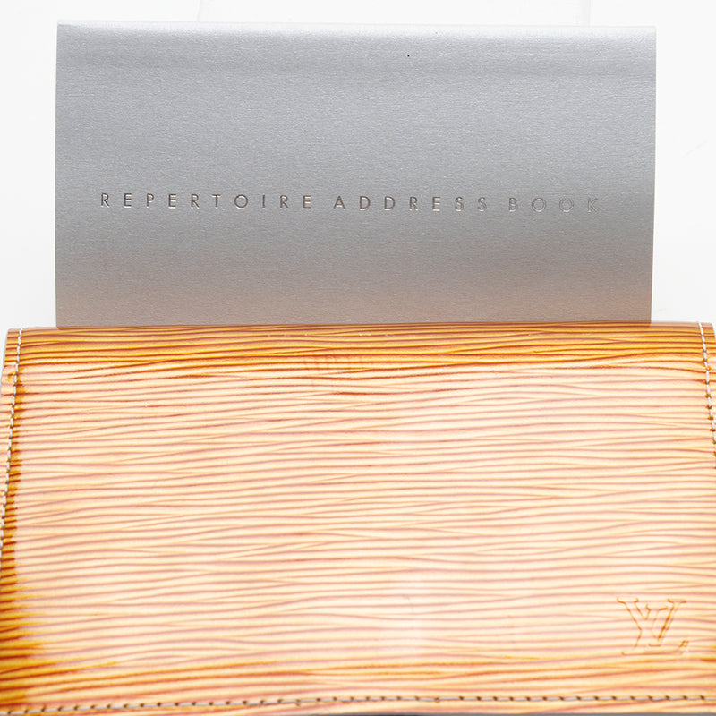 Louis Vuitton Tassil Yellow Epi Leather Mini Agenda/Address Book