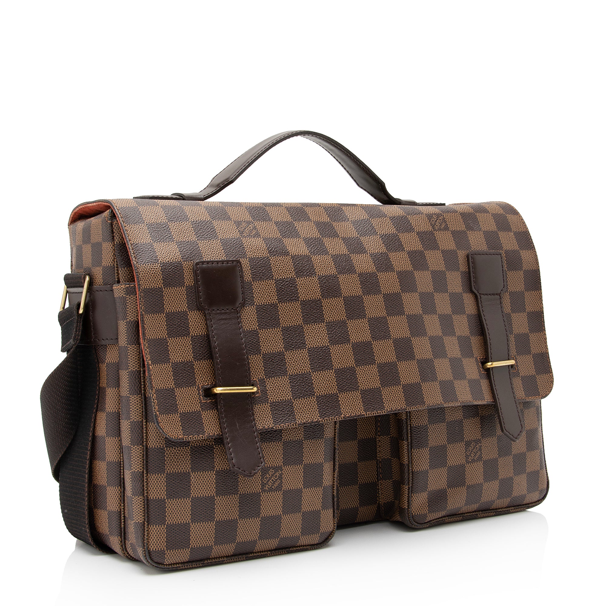 Louis Vuitton Vintage Damier Ebene Broadway Messenger Bag (SHF-jQxN4F)