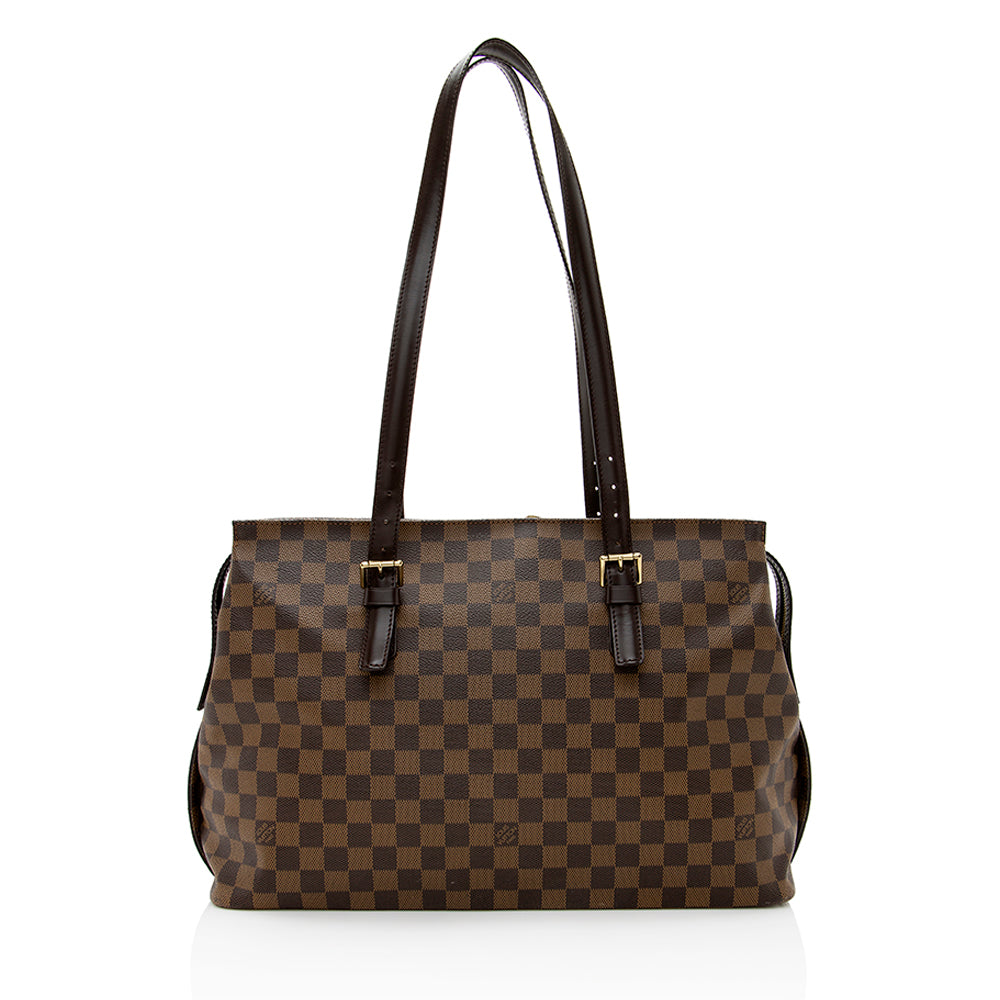 Louis Vuitton Vintage Damier Ebene Chelsea Tote (SHF-19409)