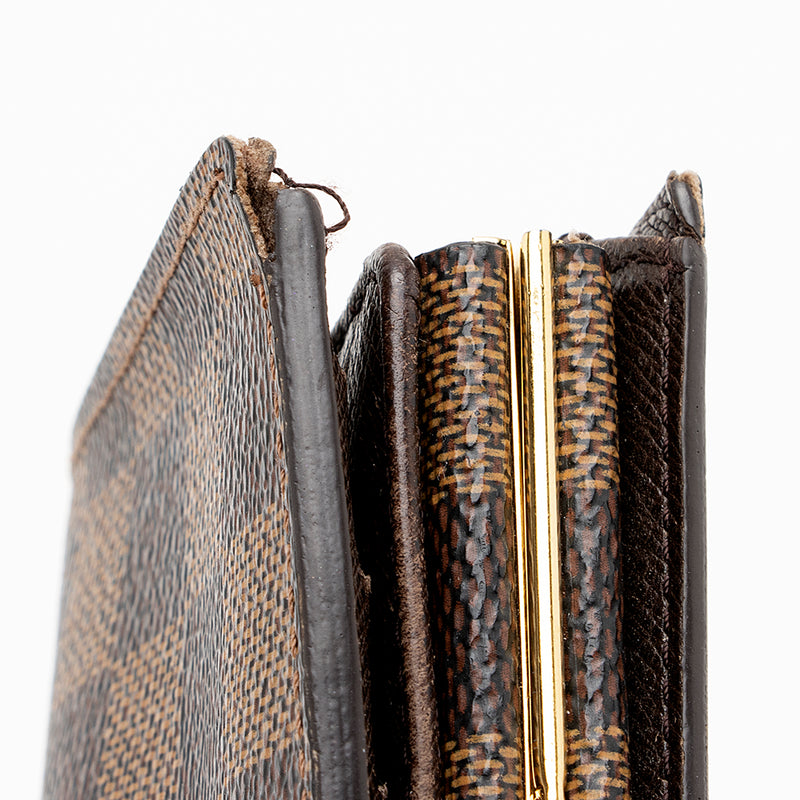 Louis Vuitton Vintage Damier Ebene French Purse Wallet, Louis Vuitton  Small_Leather_Goods