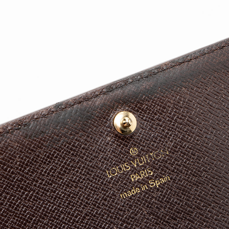 Louis Vuitton Vintage Damier Ebene Sarah Wallet (SHF-sG1xiu) – LuxeDH