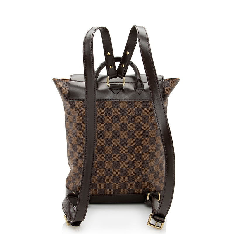 Louis Vuitton Vintage Damier Ebene Soho Backpack (SHF-21029) – LuxeDH
