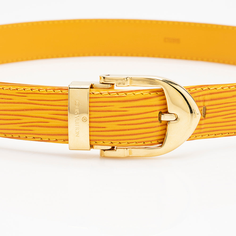 Louis Vuitton Vintage Epi Leather Belt - Size 34 / 85 (SHF-17016)