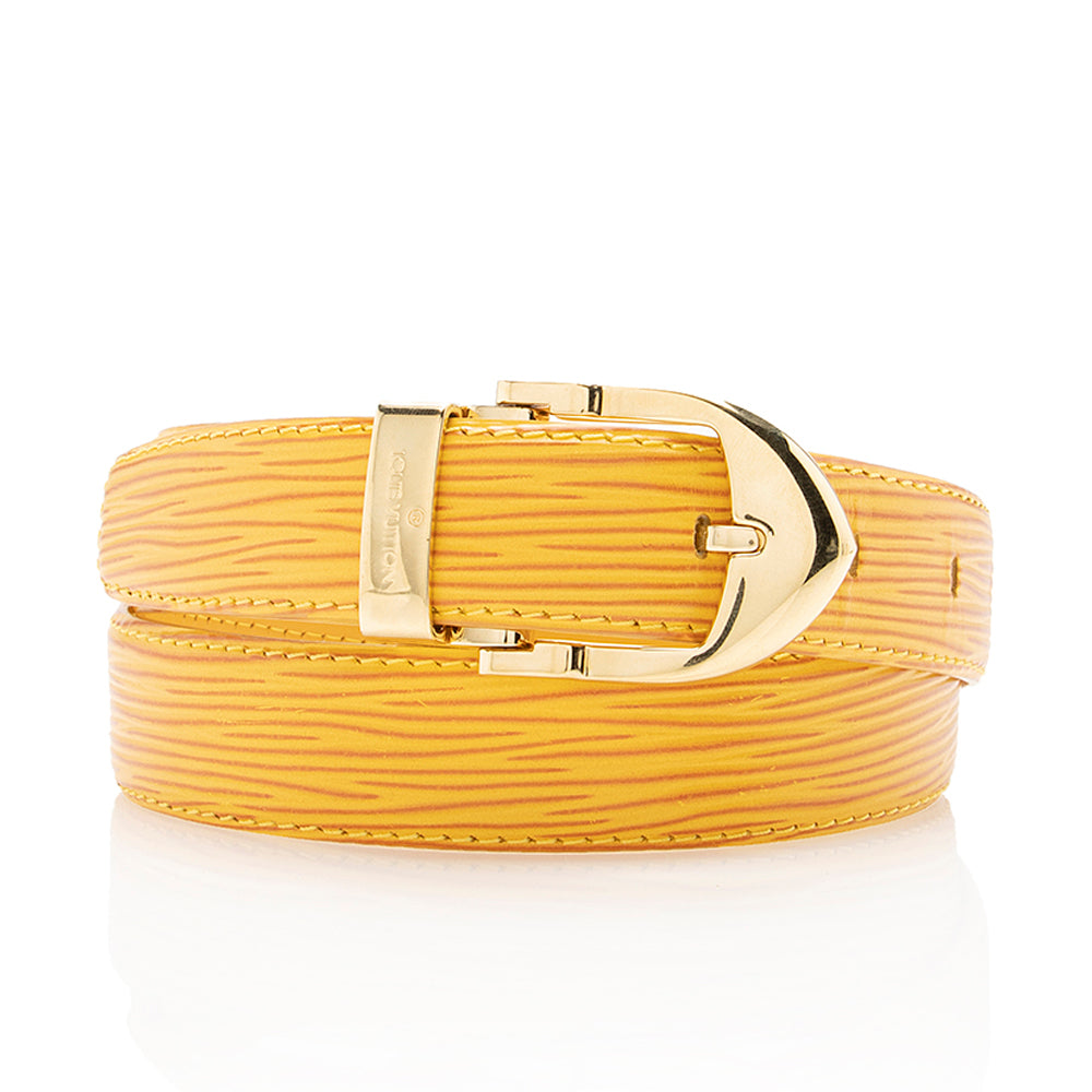 Louis Vuitton Vintage Epi Leather Belt - Size 34 / 85 (SHF-17016)