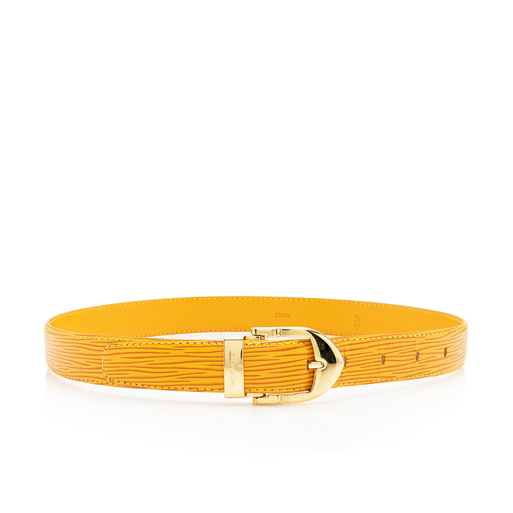 Louis Vuitton Vintage Epi Leather Belt - Size 34 / 85 (SHF-17016)