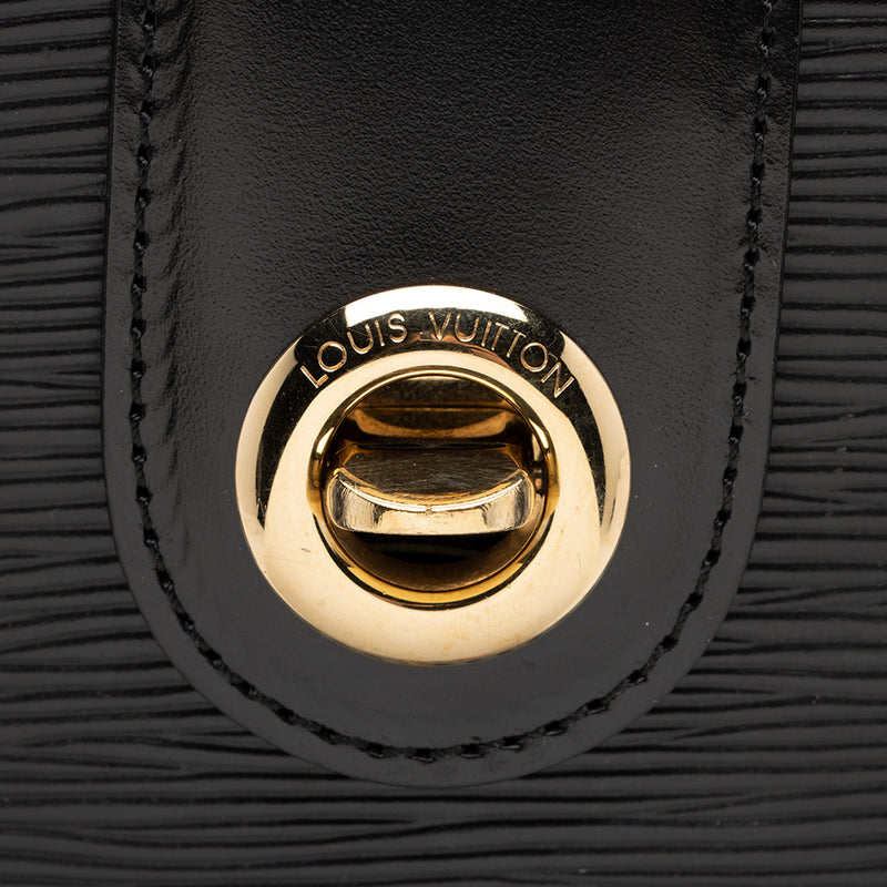 Louis Vuitton Epi Leather Shoulder Bag Pochette Noir Black Free Shipping