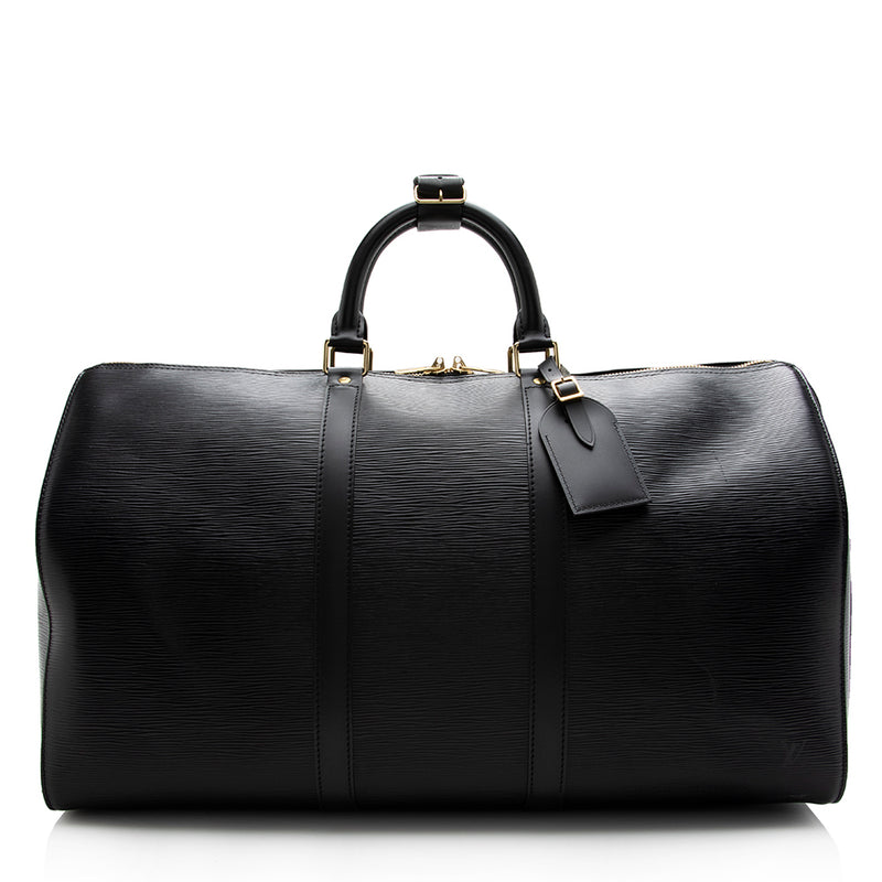Louis Vuitton Vintage Louis Vuitton Keepall 50 Black Epi Leather