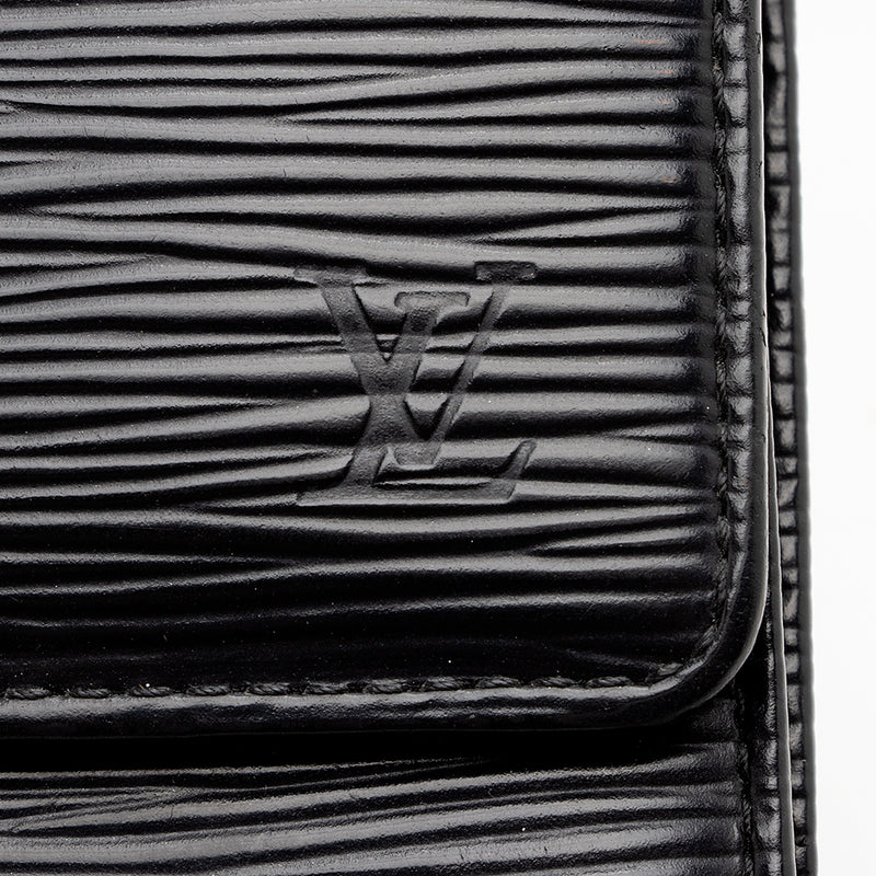 Louis Vuitton Black Epi Porte Tresor International Long Wallet at