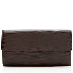 Louis Vuitton Louis Vuitton Dark Brown Epi Leather Bifold Wallet