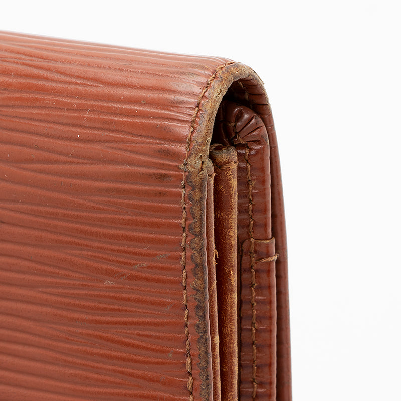long wallet epi leather