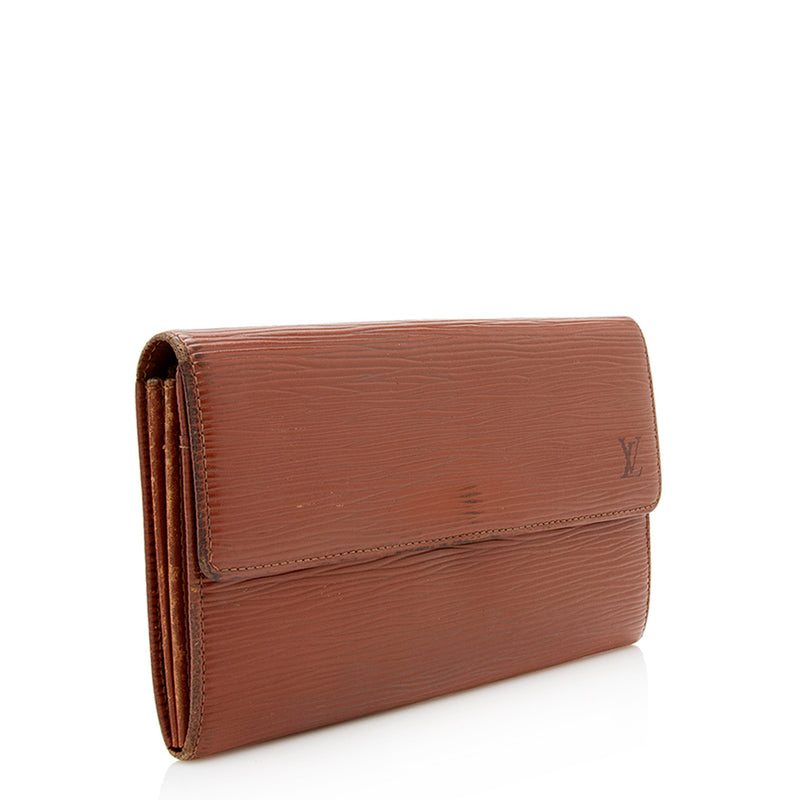 long wallet epi leather
