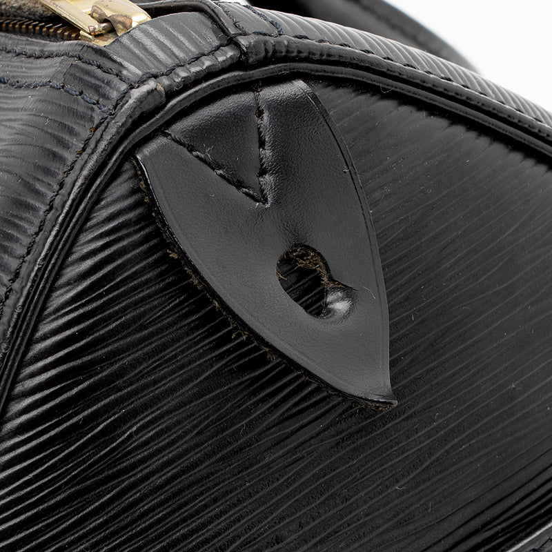 Louis Vuitton Vintage Speedy 25 Black Epi Leather Bag - Authenticity  Guaranteed