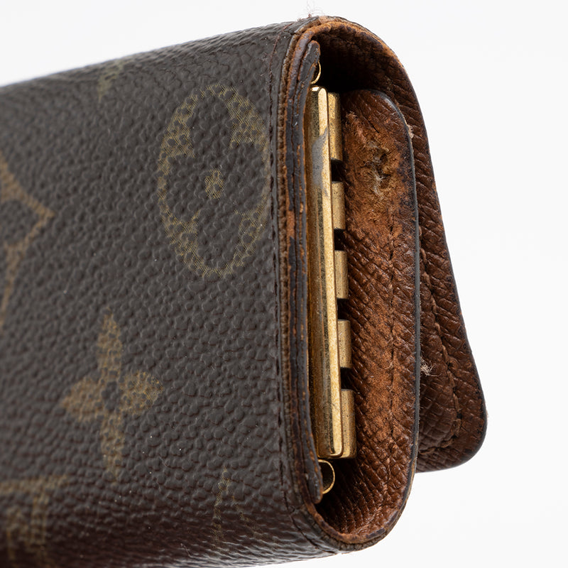 Louis Vuitton Monogram Key Holder 5 Case Ultra Rare Vintage