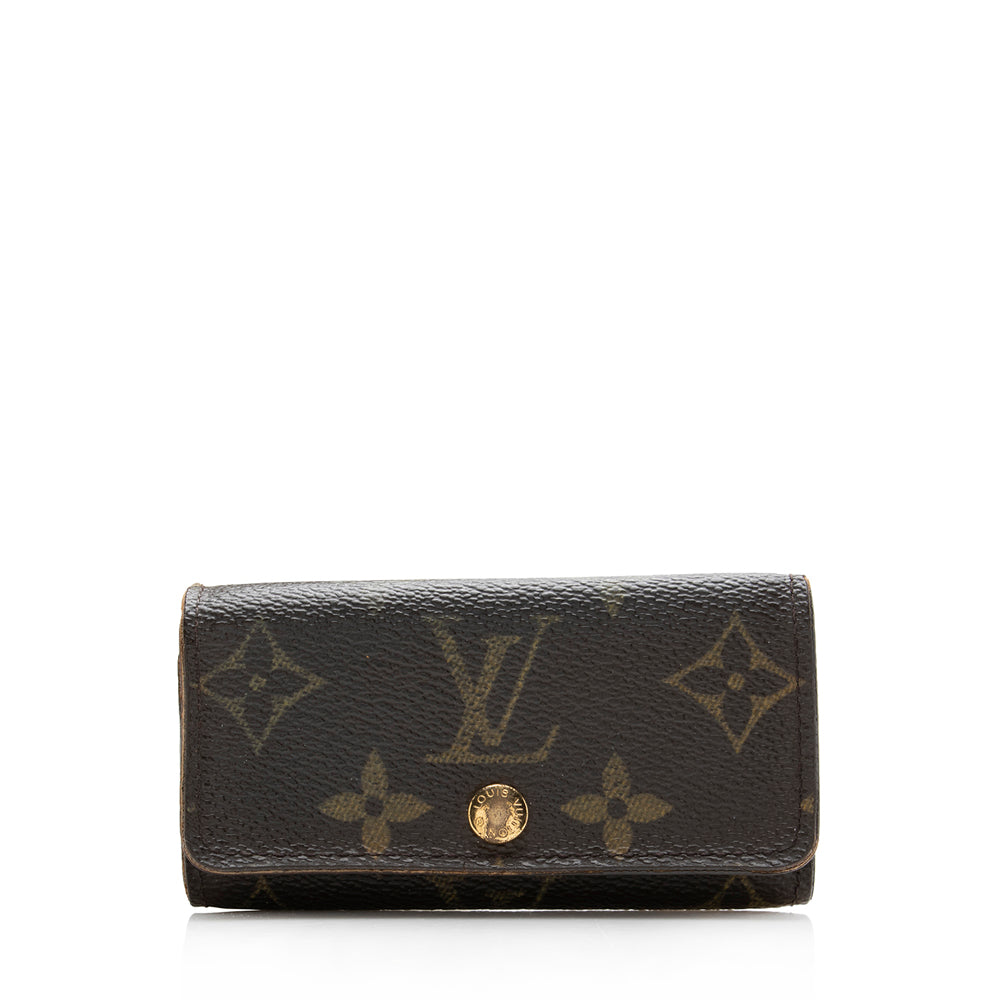 Louis Vuitton Vintage Monogram Canvas 4 Key Holder - FINAL SALE (SHF-16016)