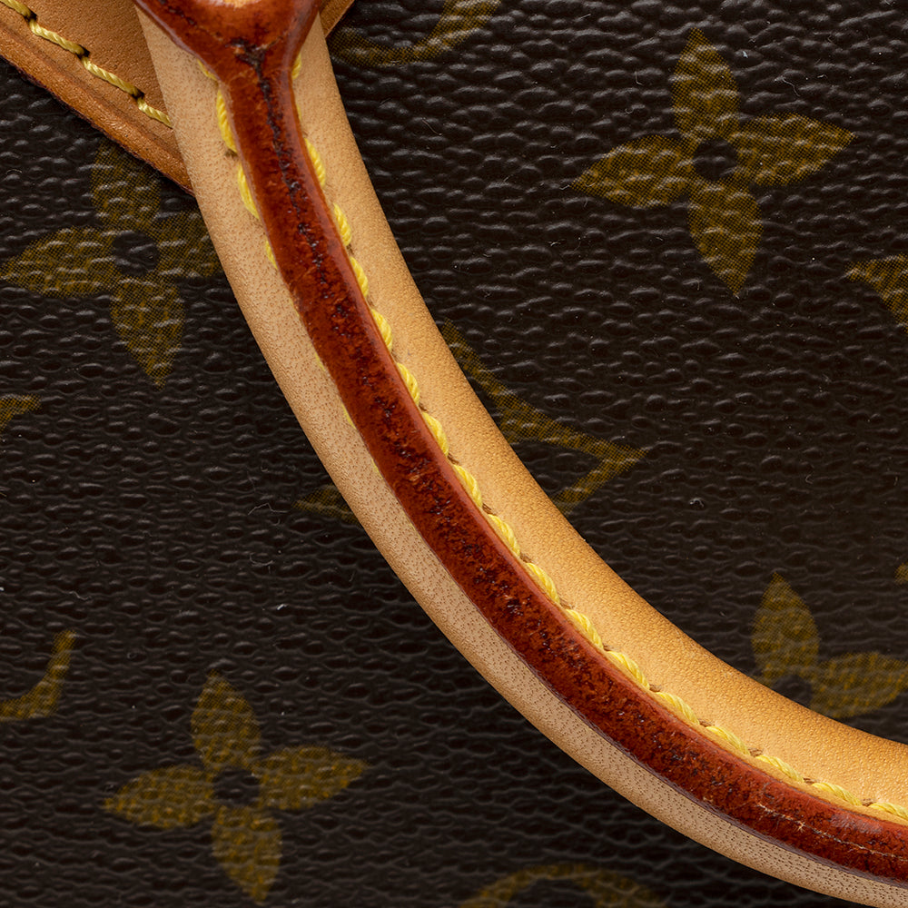 Louis Vuitton Vintage Monogram Canvas Alma MM Satchel (SHF-19055)