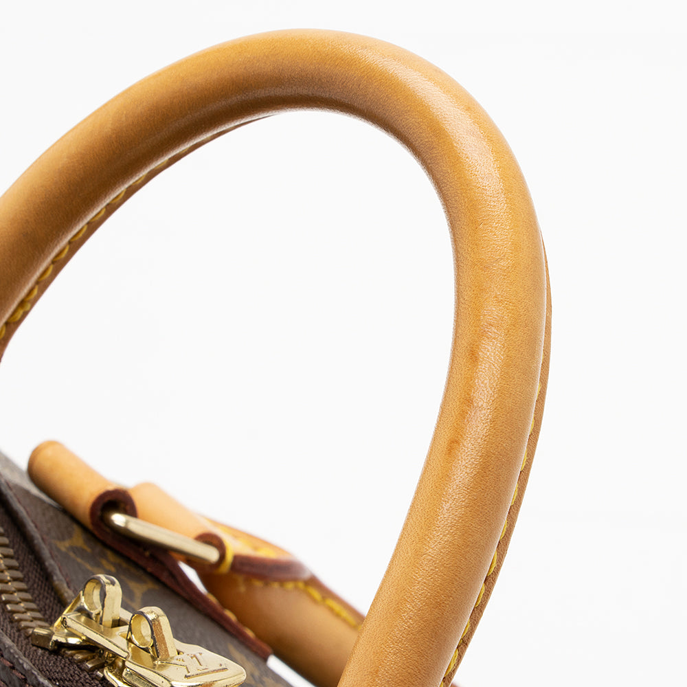 Louis Vuitton Vintage Monogram Canvas Alma MM Satchel (SHF-19055)