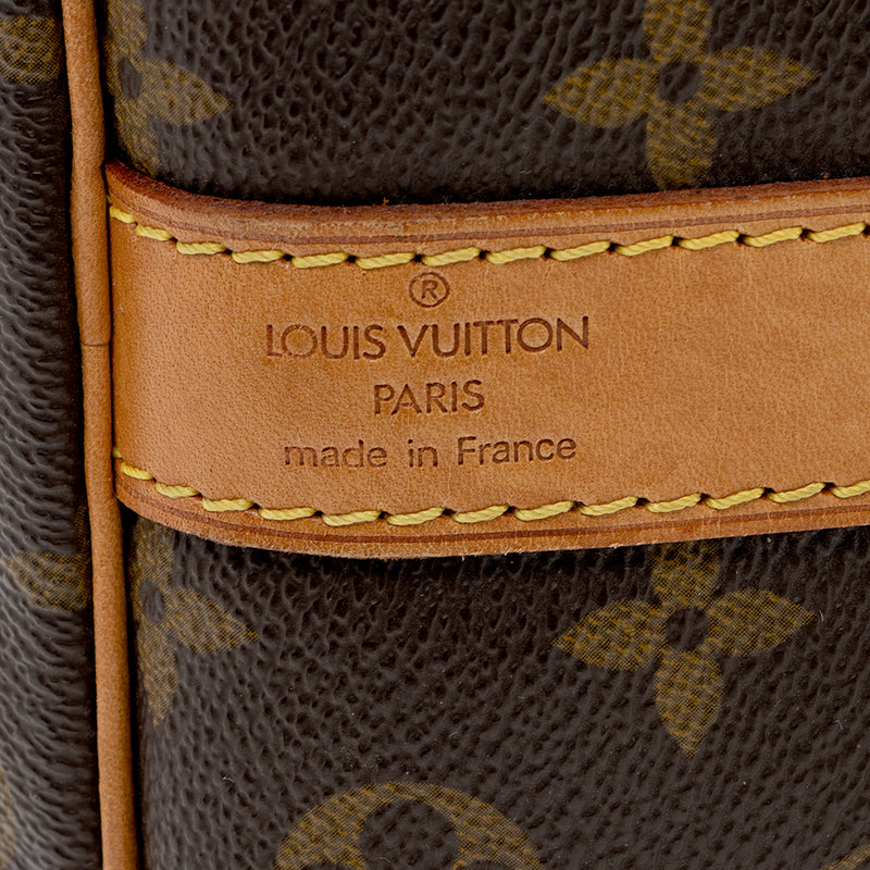 Louis Vuitton Vintage Monogram Canvas Bandouliere Keepall 50 Duffel Bag (SHF-17038)