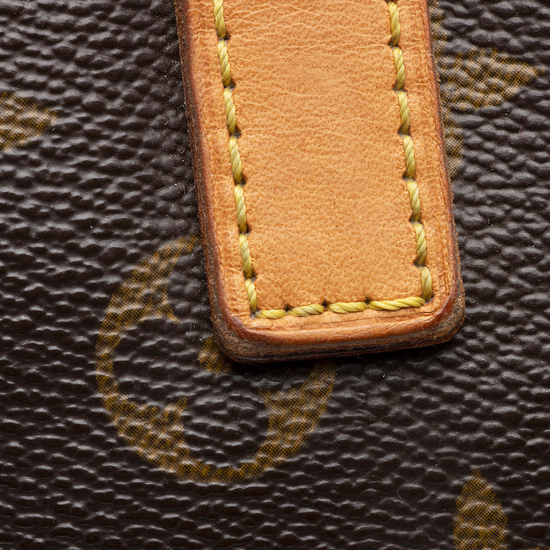 Authentic Louis Vuitton Cabas Piano Brown Monogram Leather