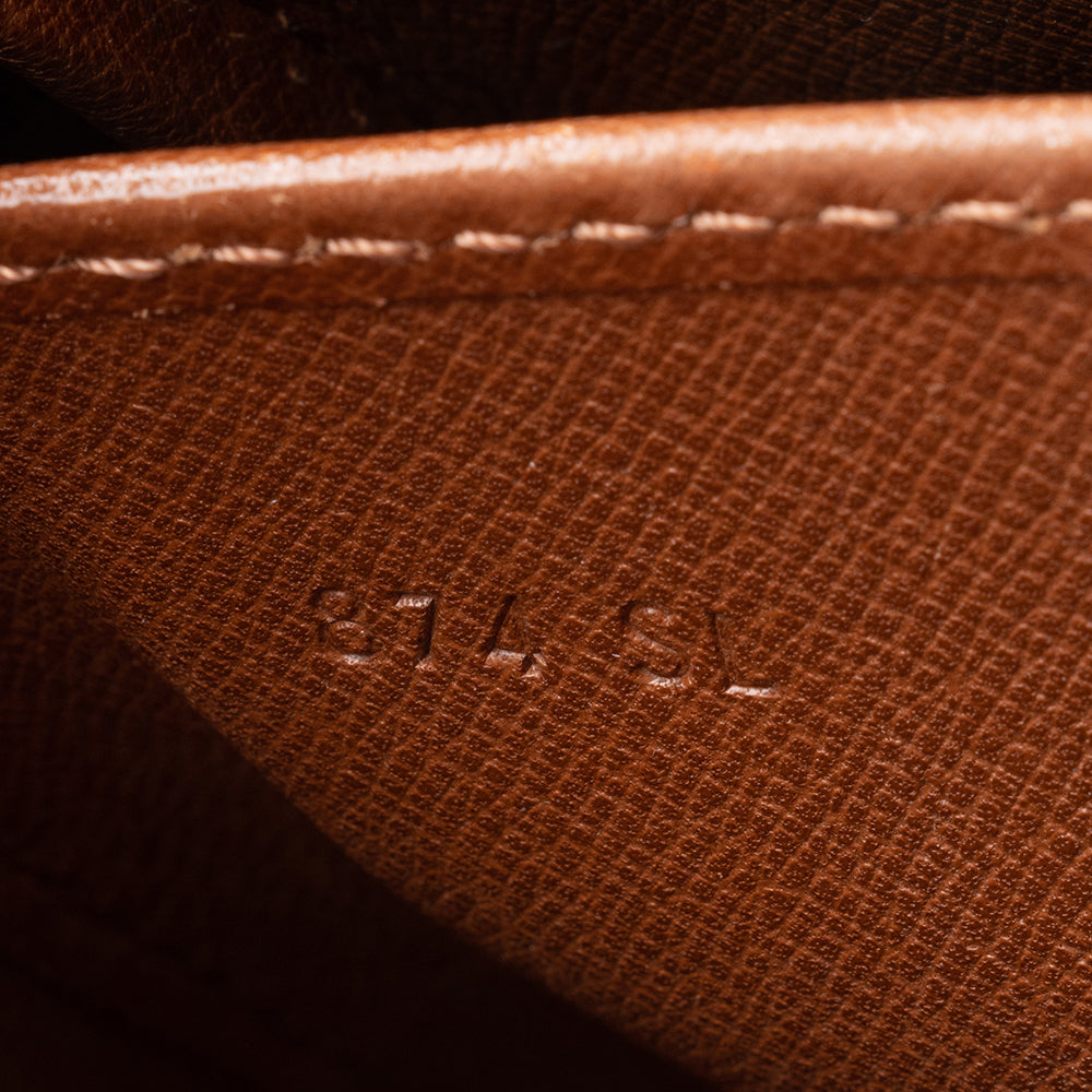 Louis Vuitton Vintage Monogram Canvas Cartouchiere MM Shoulder Bag (SHF-16667)