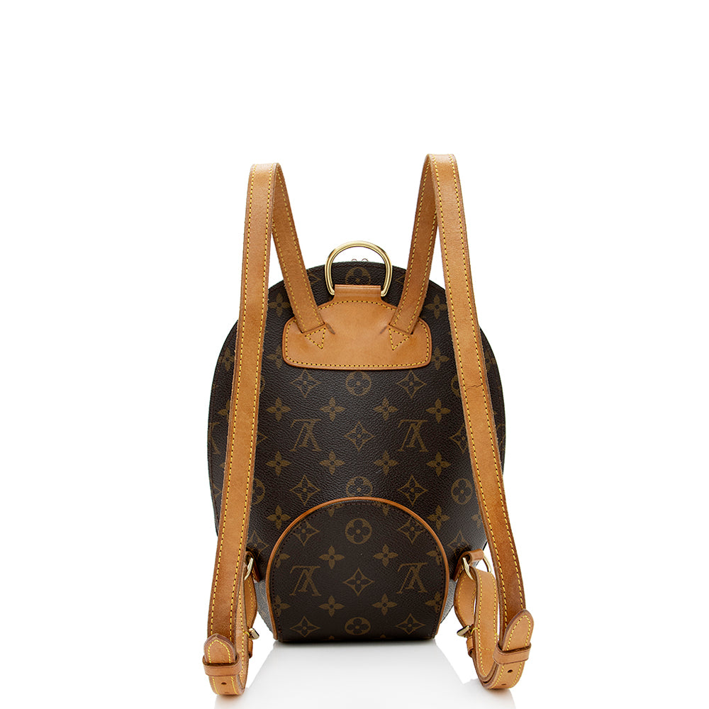 louis vuitton backpack checkerd ellipse Louis Vuitton Vintage Monogram Canvas Ellipse Sac a Dos Backpack (SHF-