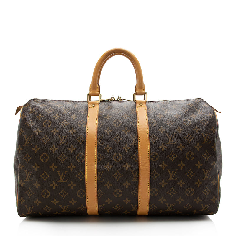 Louis Vuitton Vintage Monogram Canvas Keepall 45 Duffle Bag (SHF