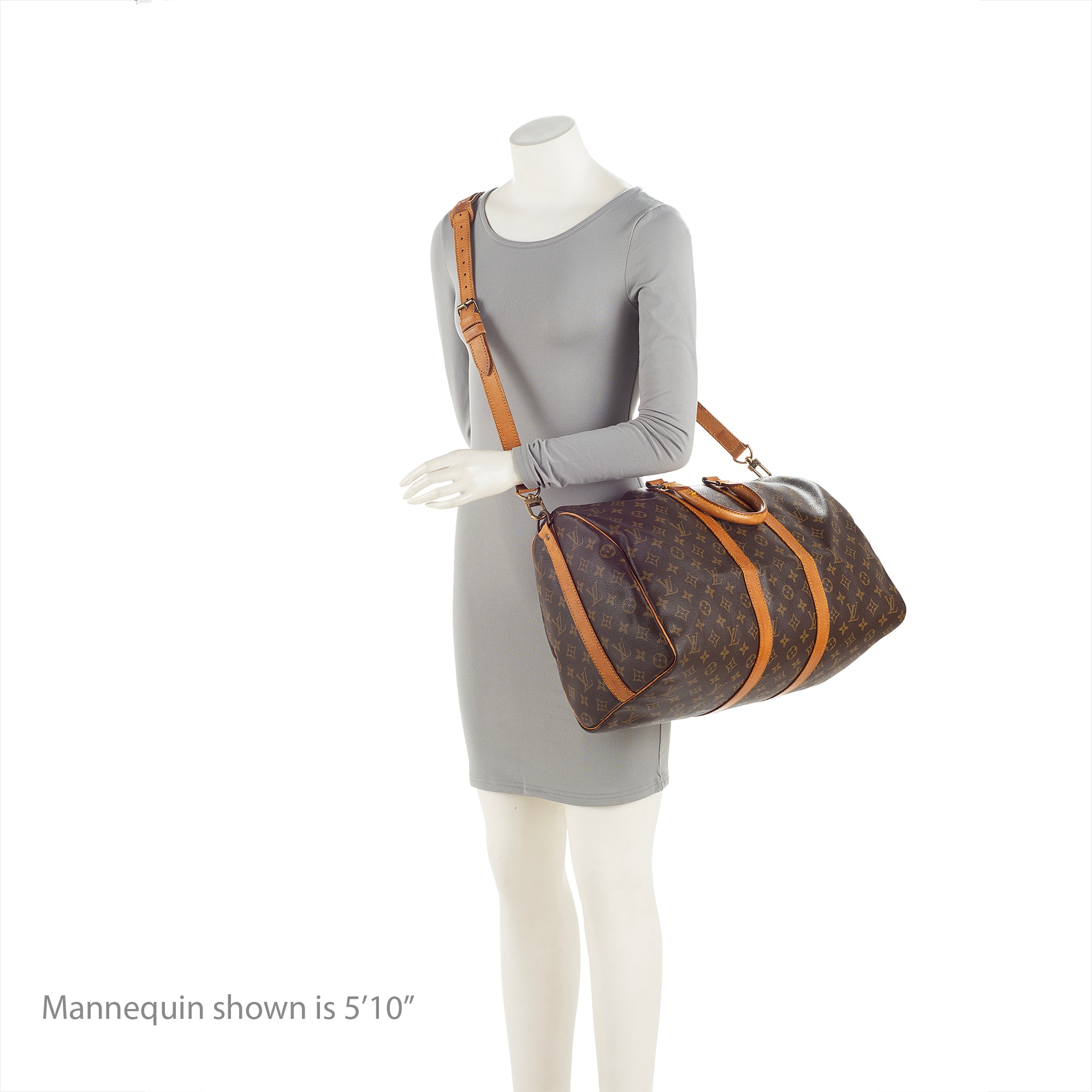 Louis Vuitton Vintage Monogram Canvas Keepall Bandouliere 45 Duffle Bag (SHF-23676)