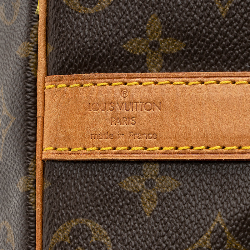 Louis Vuitton Vintage Monogram Canvas Keepall Bandouliere 50 Duffel Bag (SHF-20375)