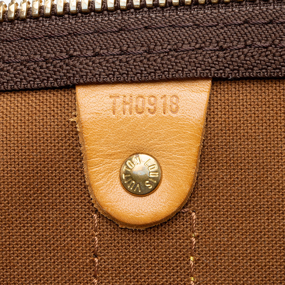 Louis Vuitton Vintage Monogram Canvas Keepall Bandouliere 50 Duffel Bag (SHF-20790)