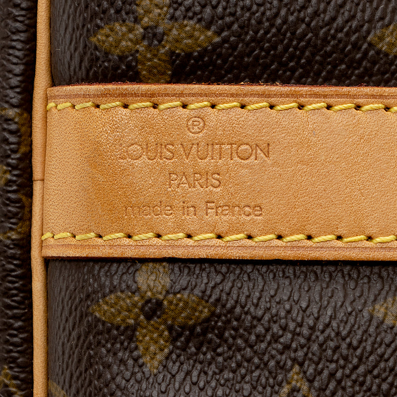 Louis Vuitton Monogram Canvas Keepall Bandouliere 55 Duffle Bag (SHF-2 –  LuxeDH