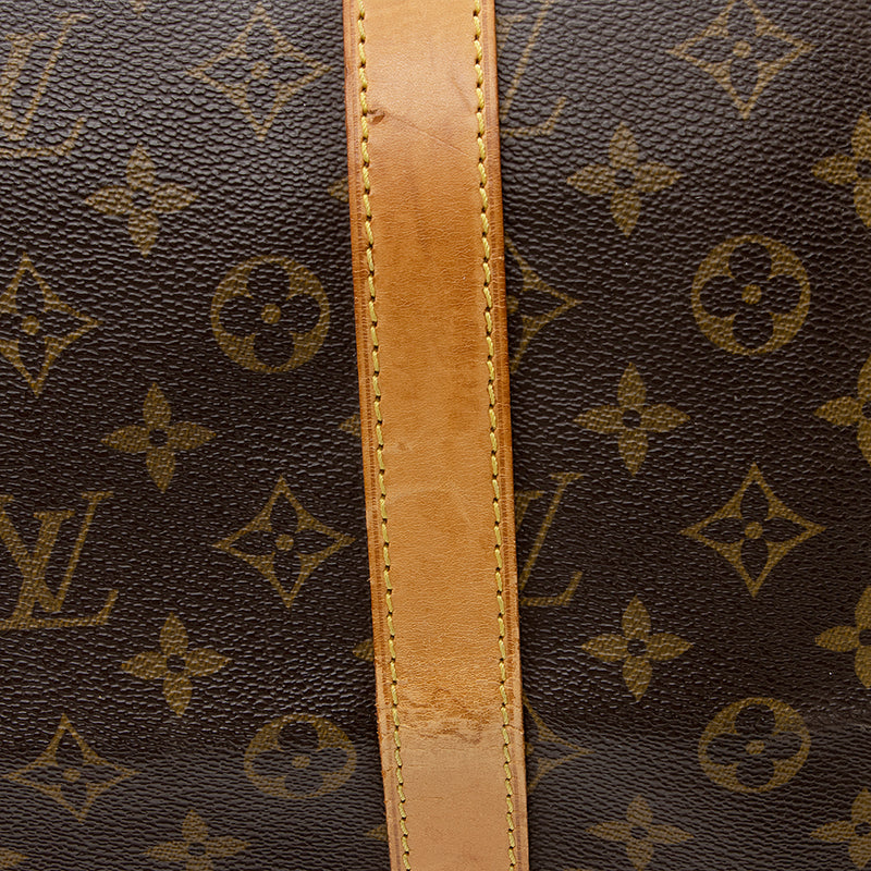 Louis Vuitton Vintage Monogram Canvas Keepall Bandouliere 55 Duffle Bag (SHF-21161)