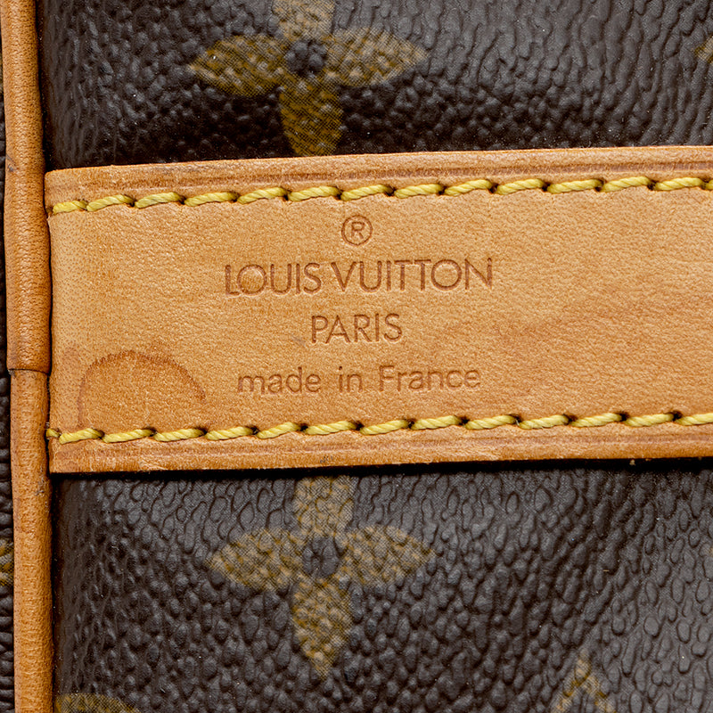 Louis Vuitton Vintage Monogram Canvas Keepall Bandouliere 60 Duffel Bag (SHF-17040)