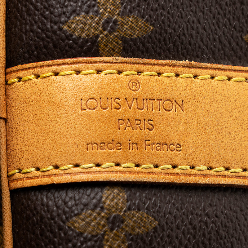 Louis Vuitton Vintage Monogram Canvas Keepall Bandouliere 60 Duffel Bag (SHF-20338)