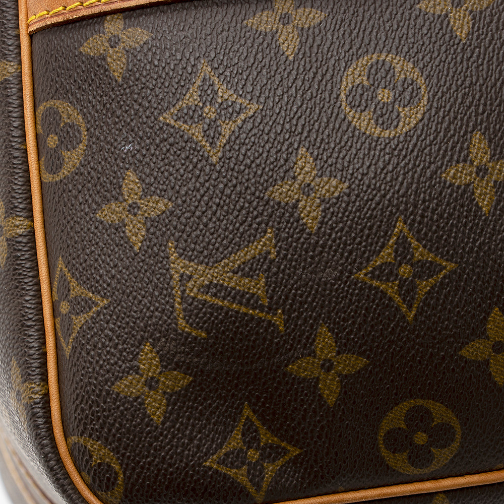 Louis Vuitton Vintage Monogram Canvas Keepall Bandouliere 60 Duffle Bag (SHF-20354)