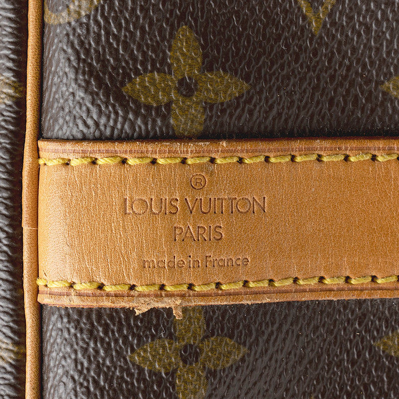 Louis Vuitton Vintage Monogram Canvas Keepall Bandouliere 60 Duffle Bag (SHF-21211)