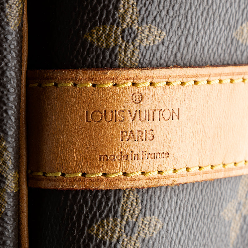 Louis Vuitton Vintage Monogram Canvas Keepall Bandouliere 60 Duffle Bag (SHF-21212)