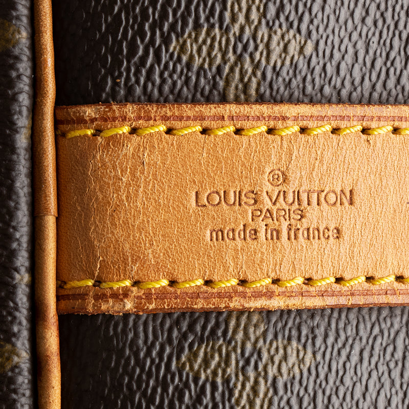 Louis Vuitton Vintage Monogram Canvas Keepall Bandouliere 60 Duffle Bag (SHF-3l2nxP)