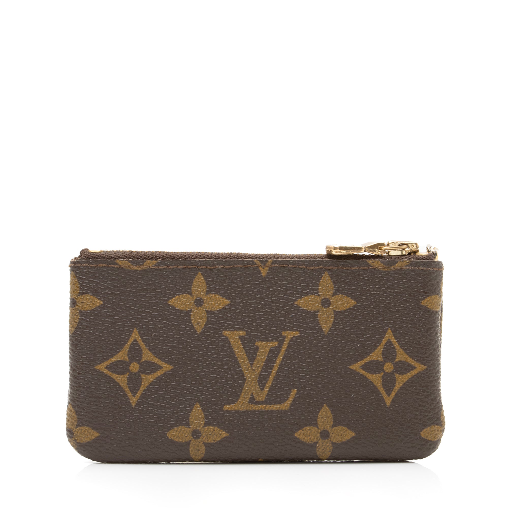 Louis Vuitton Vintage Monogram Canvas Key Pouch (SHF-23899)