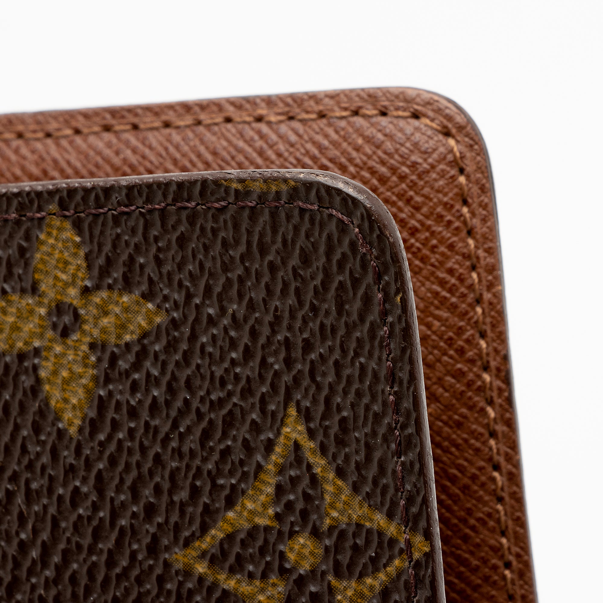 Louis Vuitton Vintage Monogram Canvas Medium Ring Agenda Cover (SHF-22929)