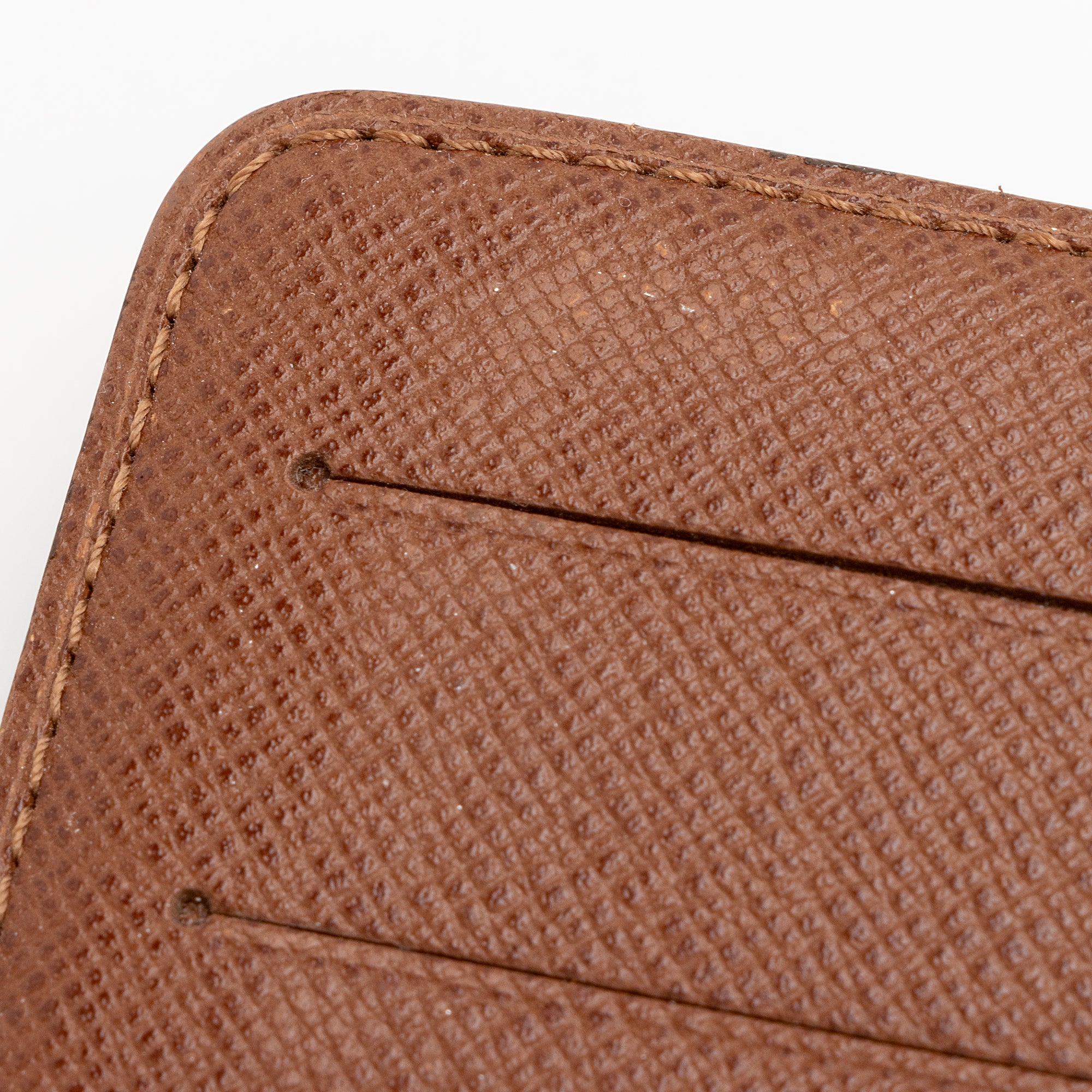 Louis Vuitton Vintage Monogram Canvas Medium Ring Agenda Cover (SHF-22929)