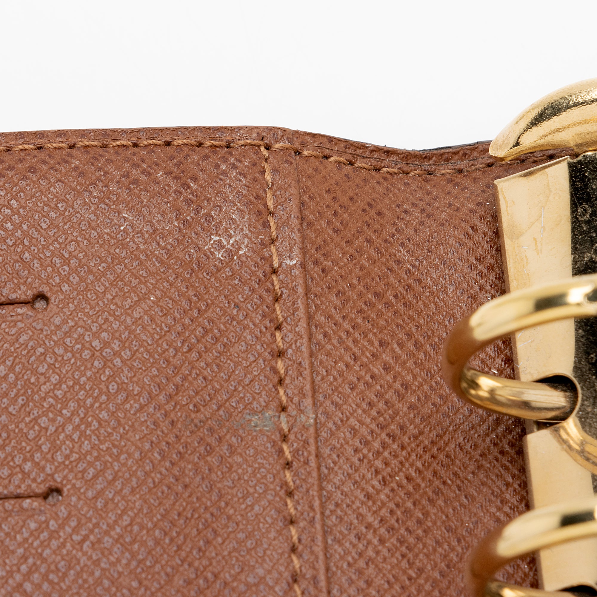 Louis Vuitton Vintage Monogram Canvas Medium Ring Agenda Cover (SHF-22929)